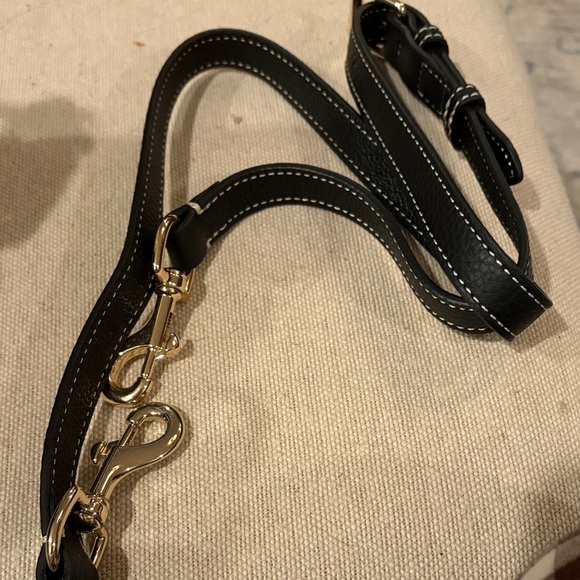 DOONEY & BOURKE Leather Handbag Sorrento Satchel Purse Crossbody, Black/NWT - Picture 15 of 16